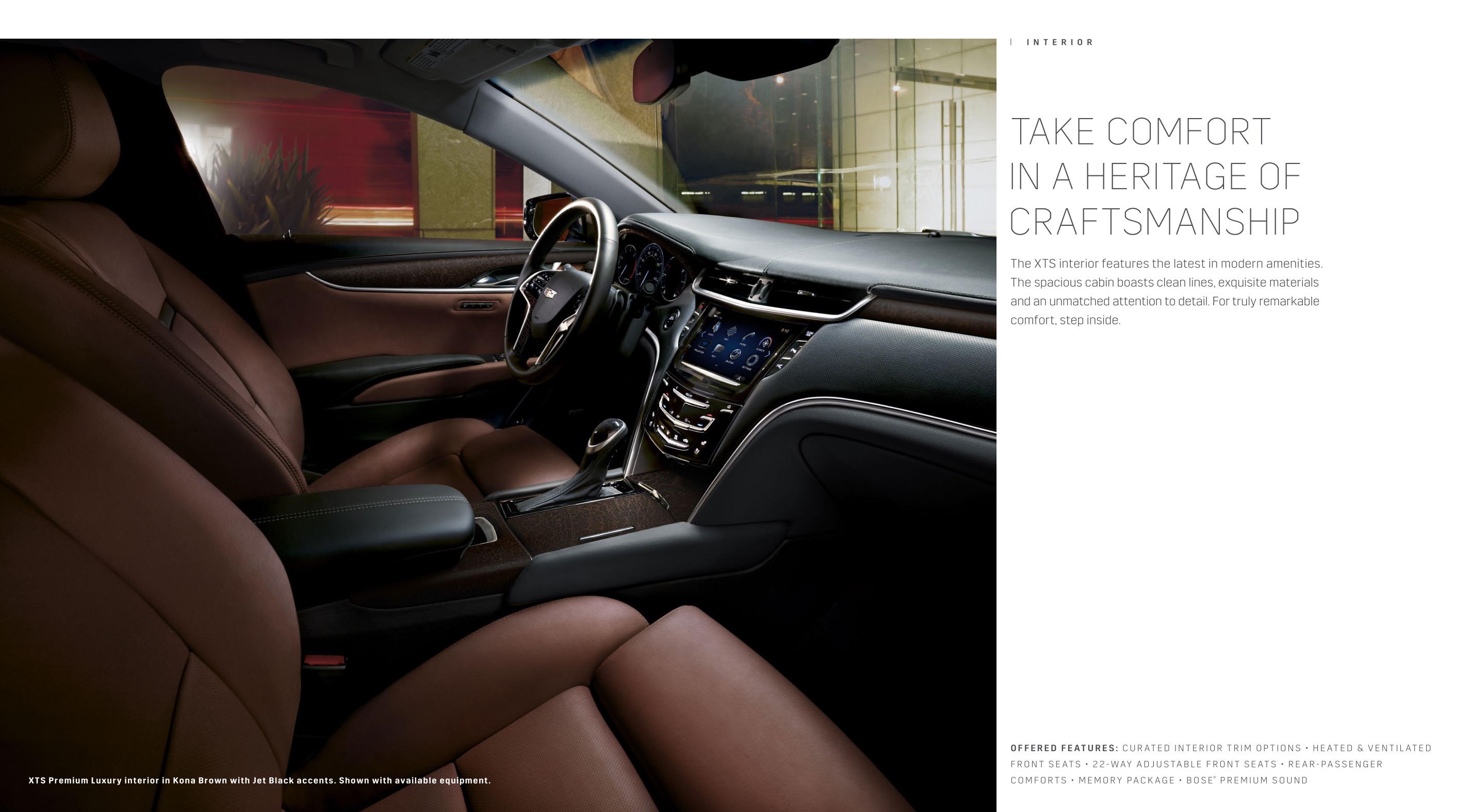 2017 Cadillac XTS Brochure Page 16